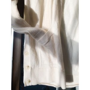 Petite XS Cream Banana Republic Cardigan